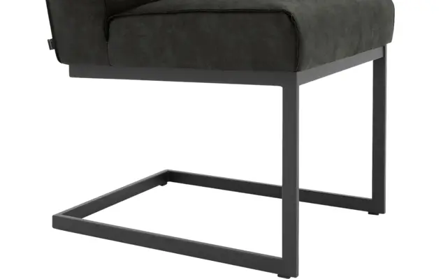 Goossens excellent eetkamerstoel tom grijs micro leer - 8213158-05