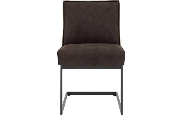 Goossens excellent eetkamerstoel tom bruin micro leer - 8213159-01