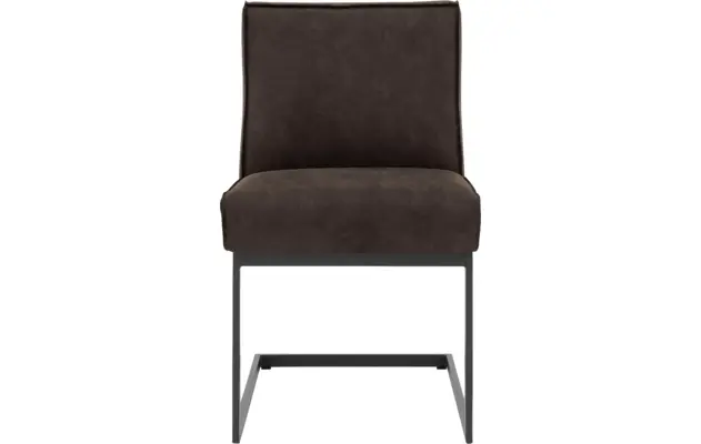 Goossens excellent eetkamerstoel tom bruin micro leer - 8213159-01