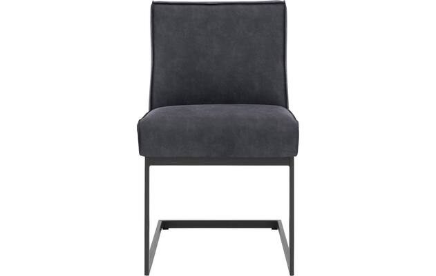 Goossens excellent eetkamerstoel tom blauw micro leer - 8213160-01