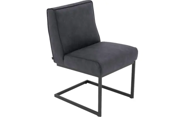 Goossens excellent eetkamerstoel tom blauw micro leer - 8213160-04