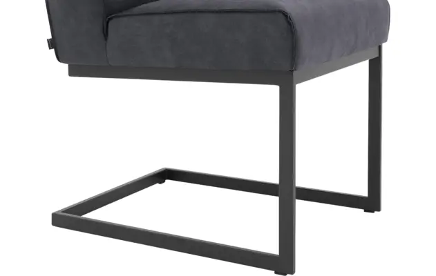 Goossens excellent eetkamerstoel tom blauw micro leer - 8213160-05