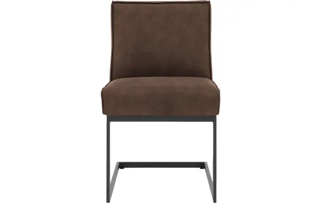 Goossens excellent eetkamerstoel tom bruin micro leer - 8213162-01