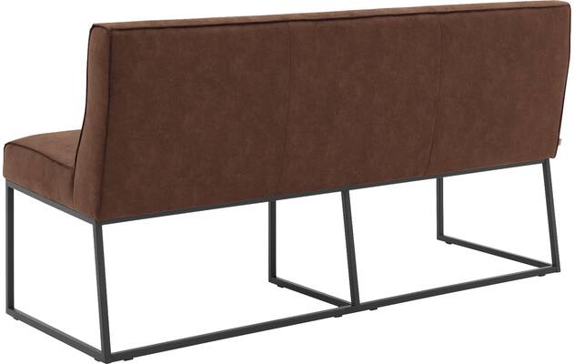 Goossens excellent eetkamerbank tom bruin micro leer - 8213171-03