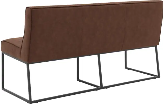 Goossens excellent eetkamerbank tom bruin micro leer - 8213171-03