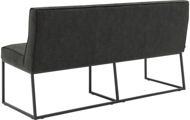 Goossens excellent eetkamerbank tom grijs micro leer - 8213172-03