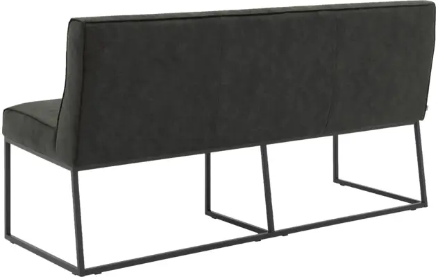 Goossens excellent eetkamerbank tom grijs micro leer - 8213172-03