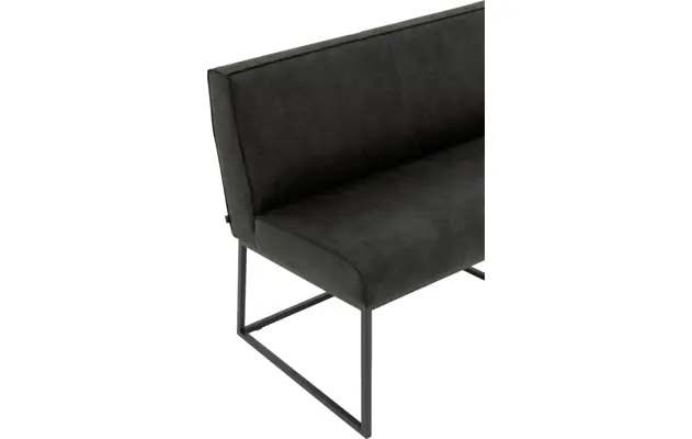 Goossens excellent eetkamerbank tom grijs micro leer - 8213172-04