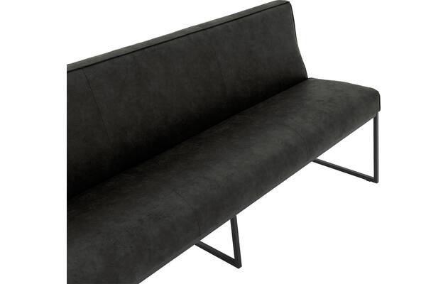 Goossens excellent eetkamerbank tom grijs micro leer - 8213172-05