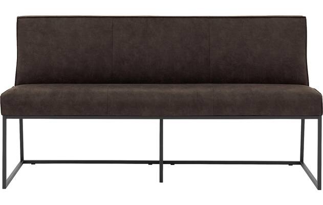 Goossens excellent eetkamerbank tom bruin micro leer - 8213173-02