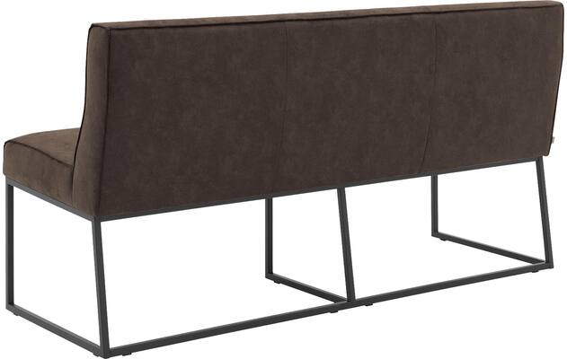Goossens excellent eetkamerbank tom bruin micro leer - 8213173-03