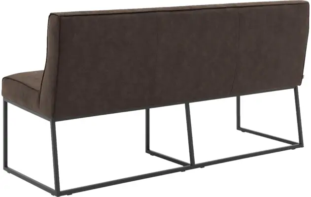 Goossens excellent eetkamerbank tom bruin micro leer - 8213173-03