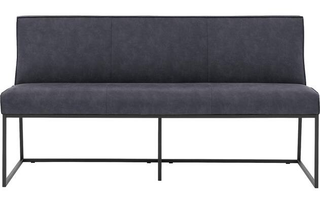 Goossens excellent eetkamerbank tom blauw micro leer - 8213174-02