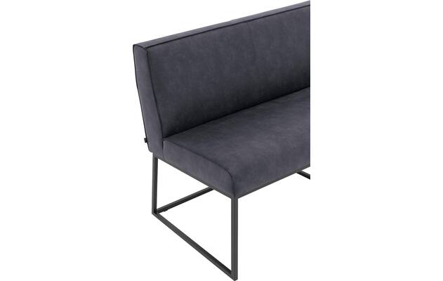 Goossens excellent eetkamerbank tom blauw micro leer - 8213174-04