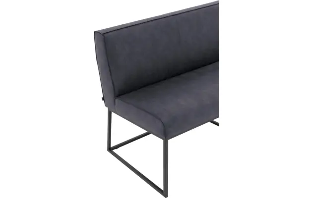 Goossens excellent eetkamerbank tom blauw micro leer - 8213174-04