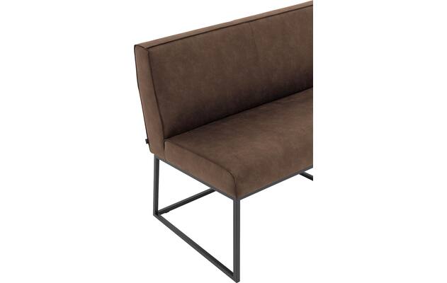Goossens excellent eetkamerbank tom bruin micro leer - 8213175-04