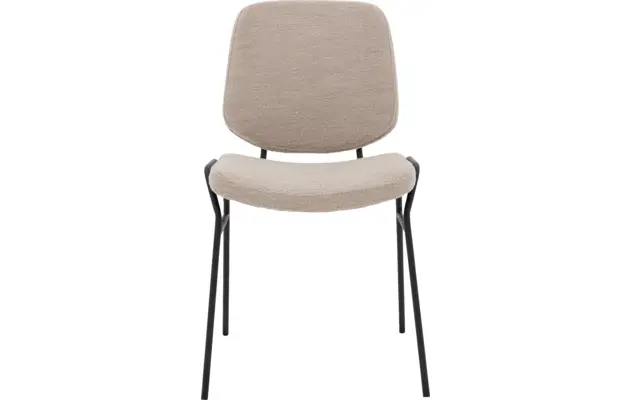 Goossens eetkamerstoel hjalmar beige stof - 8213331-03
