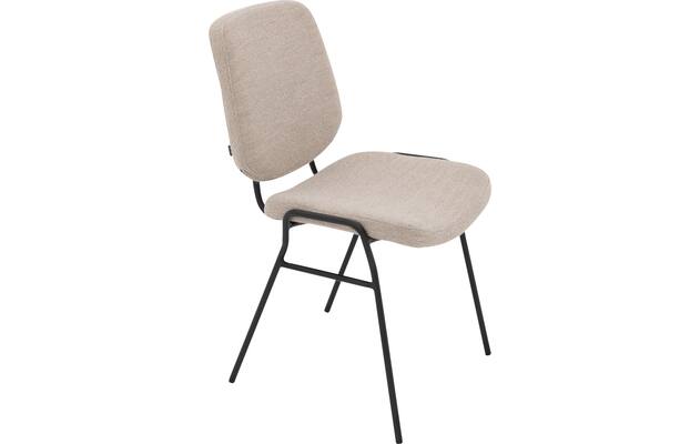 Goossens eetkamerstoel hjalmar beige stof - 8213331-04