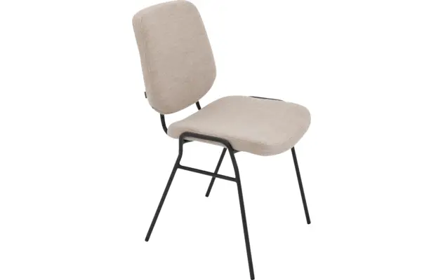 Goossens eetkamerstoel hjalmar beige stof - 8213331-04