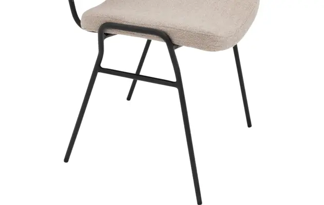 Goossens eetkamerstoel hjalmar beige stof - 8213331-05