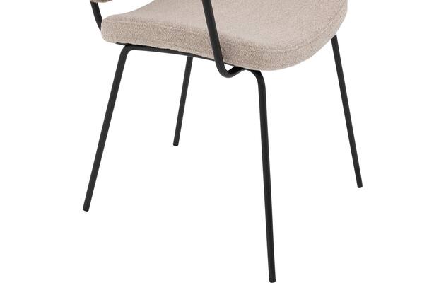 Goossens eetkamerstoel hjalmar beige stof - 8213334-05