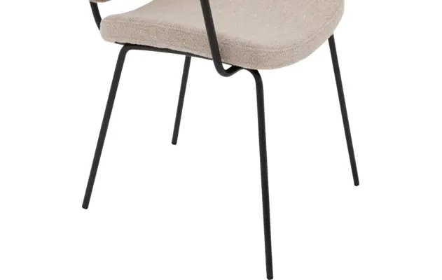 Goossens eetkamerstoel hjalmar beige stof - 8213334-05