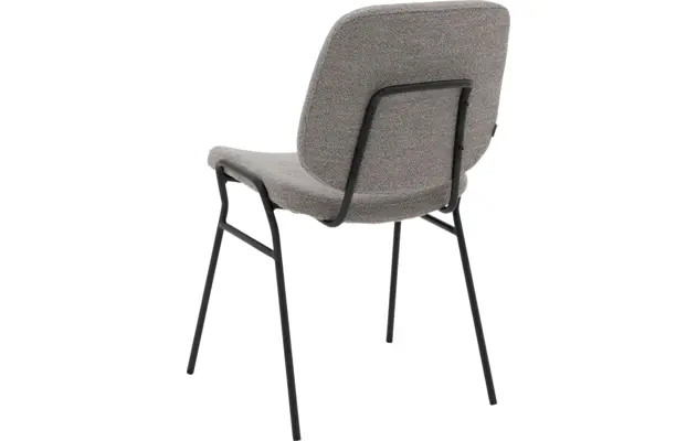 Goossens eetkamerstoel hjalmar grijs stof - 8213336-02