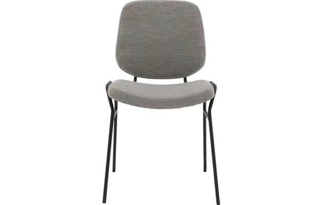 Goossens eetkamerstoel hjalmar grijs stof - 8213336-03