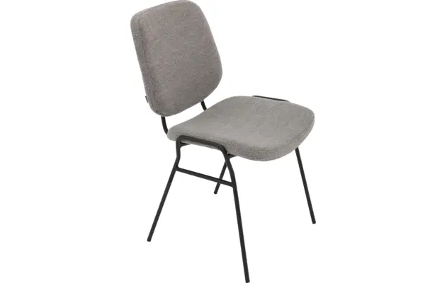 Goossens eetkamerstoel hjalmar grijs stof - 8213336-04