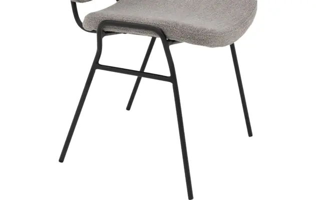 Goossens eetkamerstoel hjalmar grijs stof - 8213336-05
