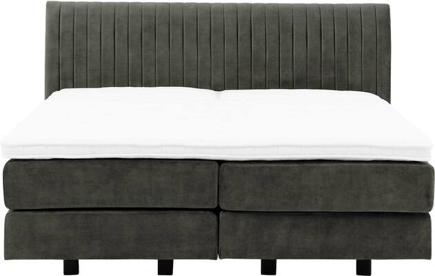 Goossens excellent boxspring compleet briljant supreme compleet groen stof - 8213348-08