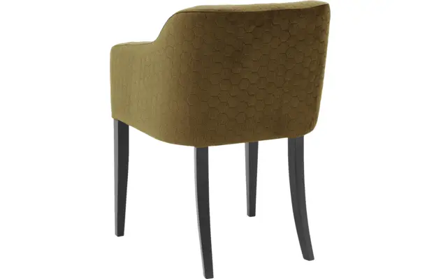 Goossens eetkamerstoel peda groen stof - 8213351-03