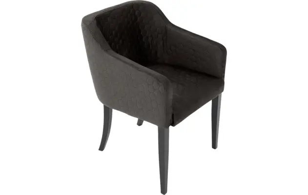 Goossens eetkamerstoel peda grijs stof - 8213352-04