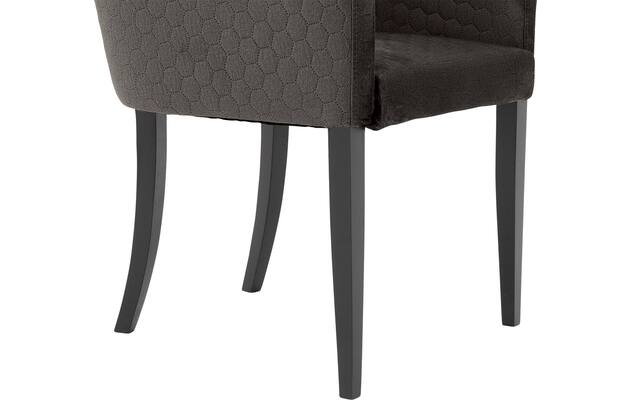 Goossens eetkamerstoel peda grijs stof - 8213352-05
