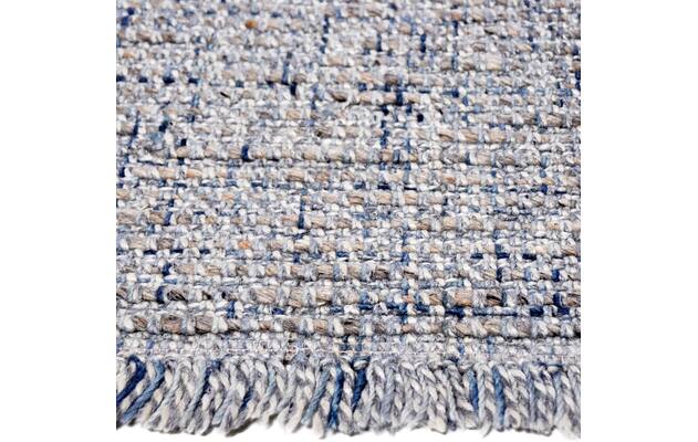 Goossens eco vloerkleed paum blauw wol - 8213379-03