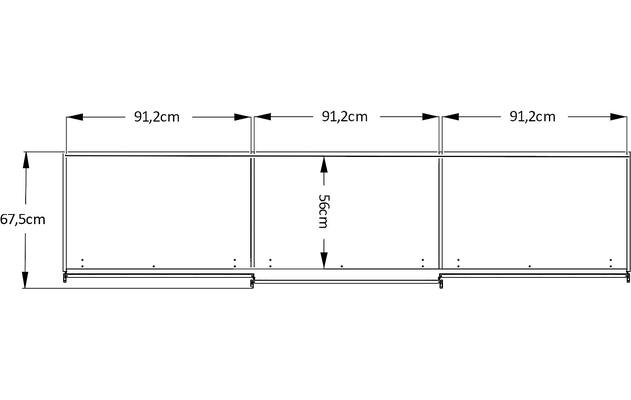 Goossens kledingkast big choice type 01 163 blank hoogwaardig meubelplaat - 8213441-11