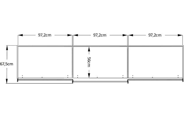 Goossens kledingkast big choice type 01 163 wit hoogwaardig meubelplaat - 8213448-11