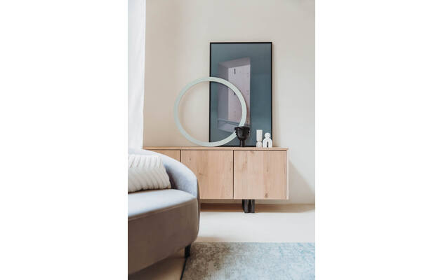Goossens dressoir luuk onbewerkt eiken - 8213479-01