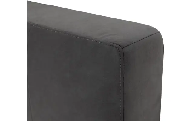 Goossens zitbank maxima grijs micro leer - 8213493-06