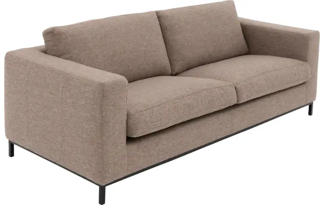 Goossens zitbank maxima bruin stof - 8213495-04