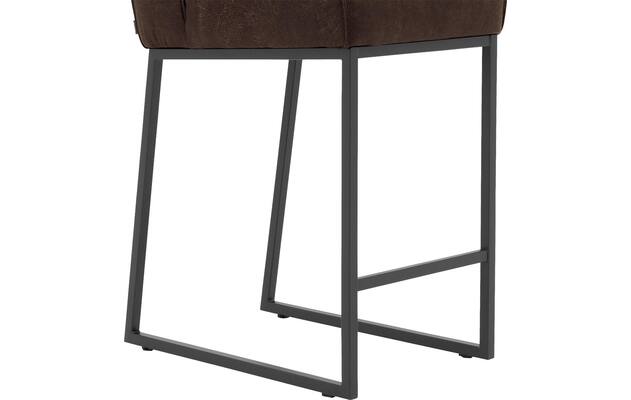 Goossens excellent barstoel tom bruin leer - 8215128-05