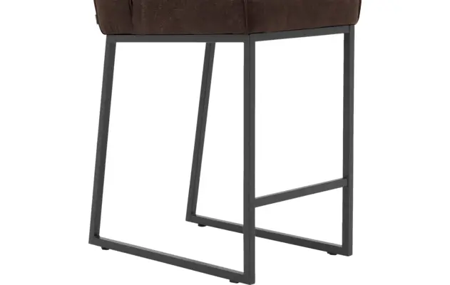 Goossens excellent barstoel tom bruin leer - 8215128-05