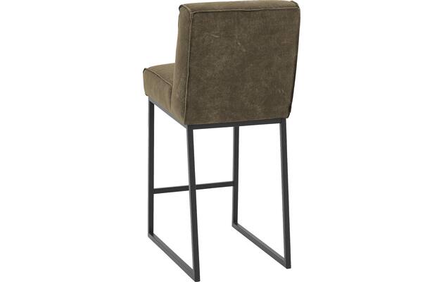 Goossens excellent barstoel tom groen leer - 8215129-02