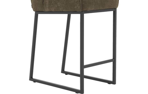 Goossens excellent barstoel tom groen leer - 8215129-05