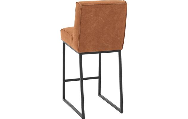 Goossens excellent barstoel tom bruin leer - 8215130-02