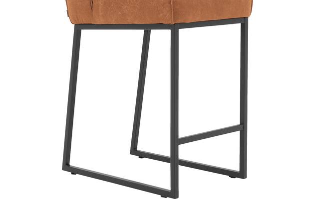 Goossens excellent barstoel tom bruin leer - 8215130-05