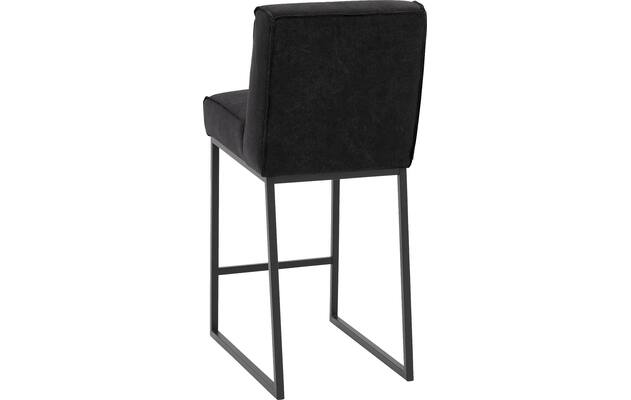 Goossens excellent barstoel tom zwart leer - 8215131-02