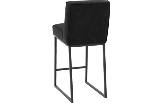 Goossens excellent barstoel tom zwart leer - 8215131-02
