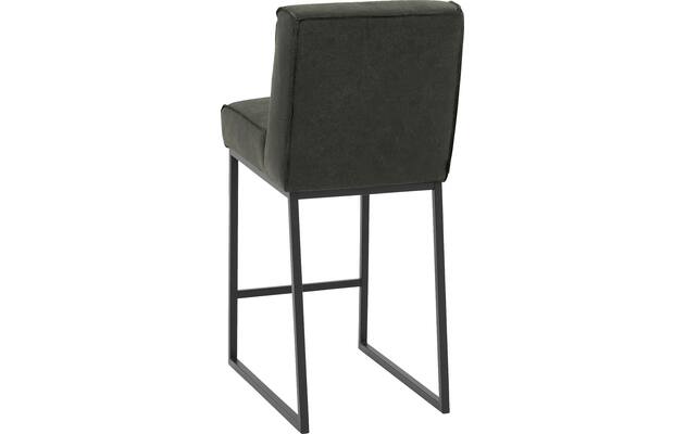 Goossens excellent barstoel tom groen leer - 8215134-02