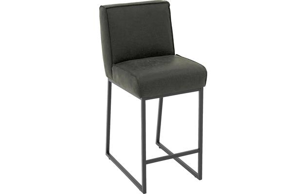 Goossens excellent barstoel tom groen leer - 8215134-04